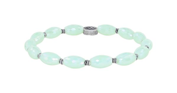 hellgrün - Petit Glamour d'Afrique - Armband von Konplott